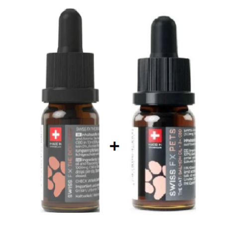 Swiss FX CBD Öl Hund 10% + Katze 3% - Mix Angebot