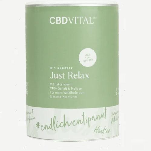 CBD Hanfblättertee Bio 1,5% - just relax