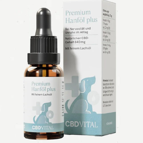CBD Hanföl für Hunde 20ml, 4,2%