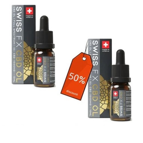 Swiss FX 2 x CBD ÖL 10%  Vollspektrum im Sparpaket!