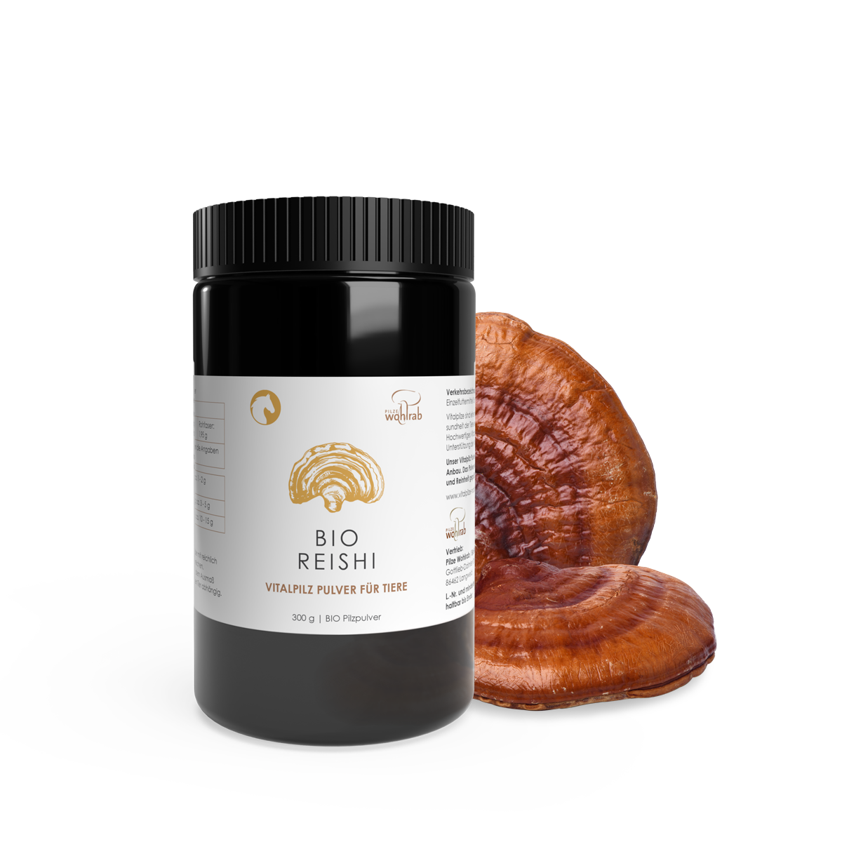 BIO Reishi Pulver für Tiere