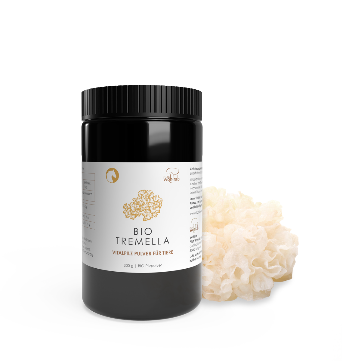 Bio Tremella Pulver für Tiere