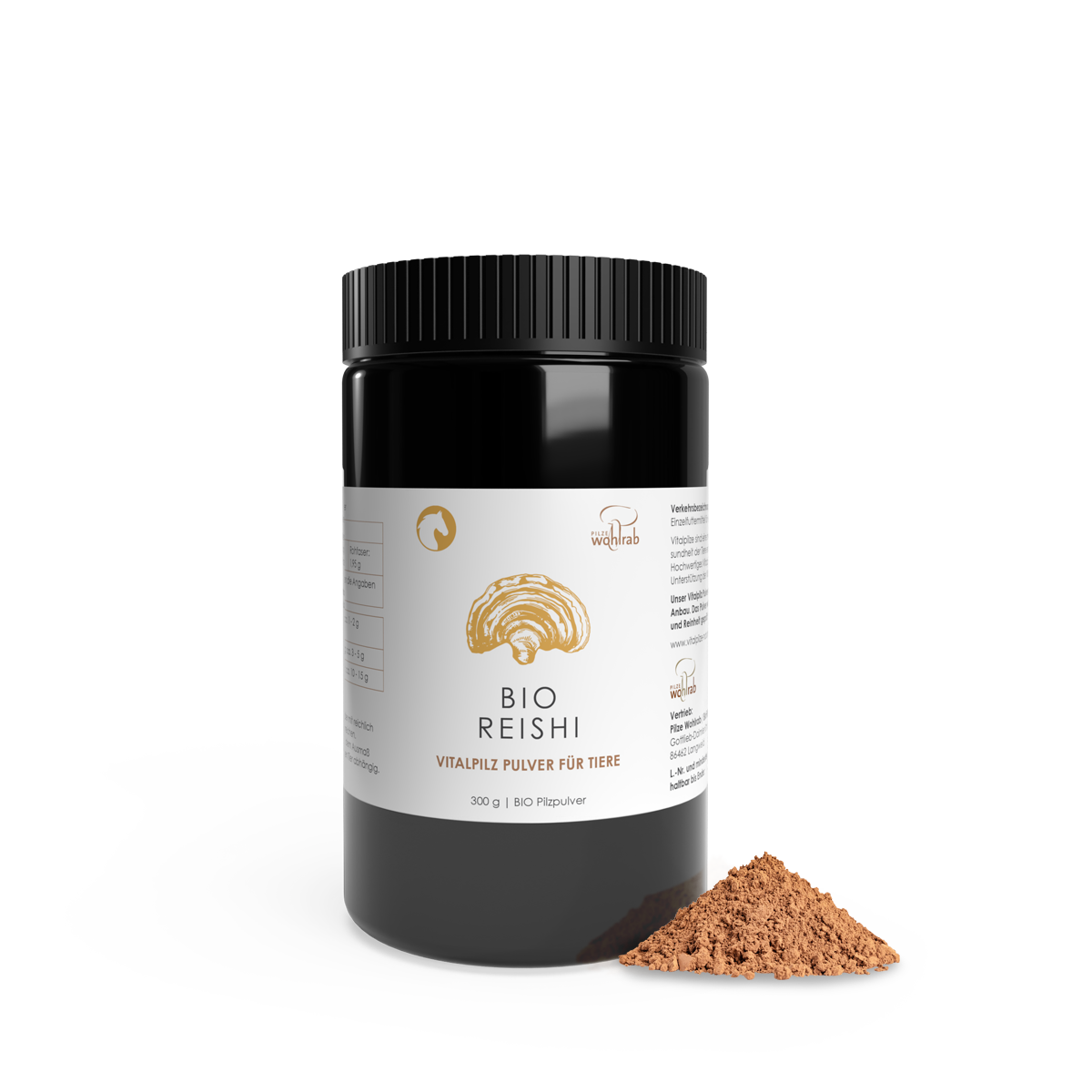 BIO Reishi Pulver für Tiere