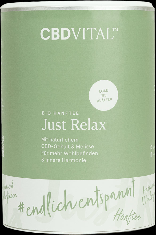 CBD Hanfblättertee Bio 1,5% - just relax