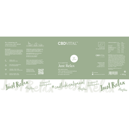 CBD Hanfblättertee Bio 1,5% - just relax