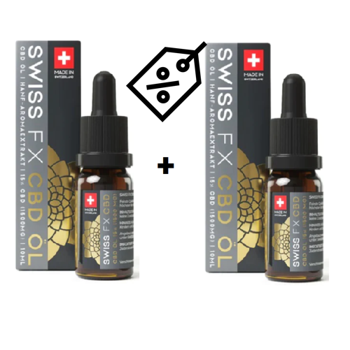 Swiss FX 2 x CBD Öl 15% Sparpaket